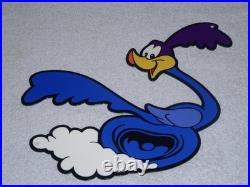 Vintage Roadrunner Looney Tunes Road Runner Plymouth Car Metal Gasoline Oil Sign