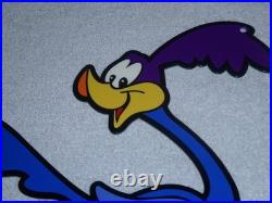 Vintage Roadrunner Looney Tunes Road Runner Plymouth Car Metal Gasoline Oil Sign