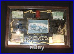 Vintage Rolls Royce 25X37 Mirrored Car Photo Frame Wall Hanging Decor (F)