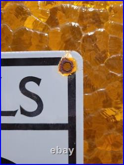 Vintage Rolls Royce Porcelain Sign British Automobile Dealer London Car Dealer