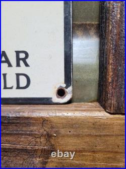 Vintage Rolls Royce Porcelain Sign Old England Luxury Automobile Auto Gas Car