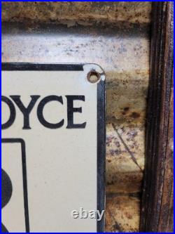 Vintage Rolls Royce Porcelain Sign Old England Luxury Automobile Auto Gas Car
