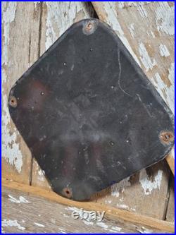 Vintage Royal Automobile Club Porcelain Sign Old British Rac Advertising Diamond