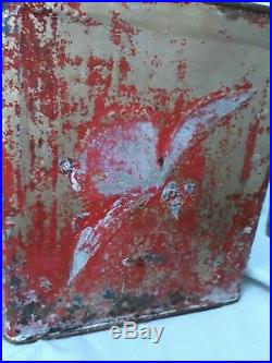 Vintage Shell Aviation Fuel Petrol Can Stunning Patina Rare Find Free Postage