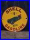 Vintage-Shell-Gasoline-Green-Streak-Porcelain-Sign-Race-Car-Motor-Oil-10-01-alze