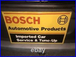 Vintage Sign BOSCH Auto Products Service TUNE Gas Oil Garage Import
