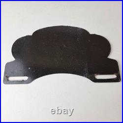 Vintage Smokey Bear Sign Topper Forest Service Porcelain License Plate Topper