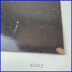 Vintage Stanley Tools Porcelain Sign Gas Auto Mechanic Garage Shop Sign