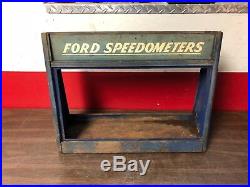 Vintage Stewart Warner Ford Speedometers Metal Display Sign Dealer Collectible