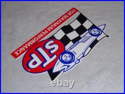 Vintage Stp Oil Additive + Race Car & Flag 12 Metal Die-cut Gasoline Sign S T P