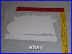 Vintage Stp Oil Additive + Race Car & Flag 12 Metal Die-cut Gasoline Sign S T P