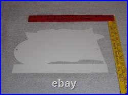 Vintage Stp Oil Additive + Race Car & Flag 12 Metal Die-cut Gasoline Sign S T P