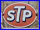 Vintage-Stp-Porcelain-Sign-Old-Racing-Motor-Oil-Auto-Service-Garage-Petroliana-01-mkn