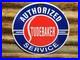 Vintage-Studebaker-Porcelain-Sign-Old-American-Garage-Service-Dealer-Car-Truck-01-kk