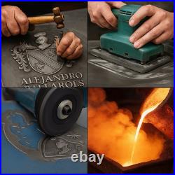 Vintage Style Chevrolet Metal Sign Handmade Garage Art