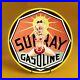 Vintage-Sunray-Oil-Gasoline-Porcelain-Gas-Service-Station-Auto-Pump-Plate-Sign-01-fs