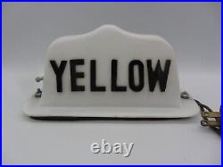 Vintage Taxi Cab Roof Sign Topper Automobile Very Nice