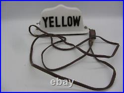 Vintage Taxi Cab Roof Sign Topper Automobile Very Nice