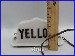 Vintage Taxi Cab Roof Sign Topper Automobile Very Nice