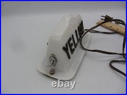 Vintage Taxi Cab Roof Sign Topper Automobile Very Nice