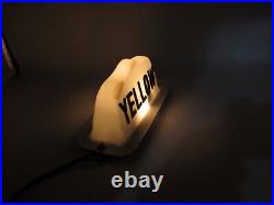 Vintage Taxi Cab Roof Sign Topper Automobile Very Nice