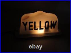 Vintage Taxi Cab Roof Sign Topper Automobile Very Nice