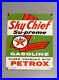 Vintage-Texaco-Sky-Chief-18-Porcelain-Sign-Car-Gas-Oil-Truck-Gasoline-Auto-01-nbws