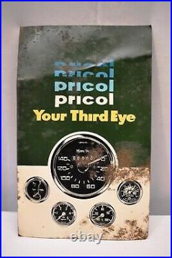 Vintage Tin Sign Board Of Pricol Automobile Meter Yours Third Eye Collectibles