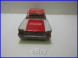Vintage Toy Coca Cola Taiyo Japanese Tin Litho 1960's Friction 11 Ford Car