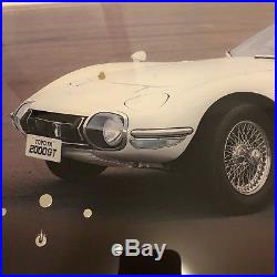 Vintage Toyota 2000GT Dealer Advertisement Sign Clock Art Rare 67 68 69 70 1977