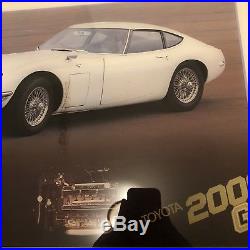 Vintage Toyota 2000GT Dealer Advertisement Sign Clock Art Rare 67 68 69 70 1977