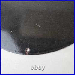 Vintage Triumph Sign Porcelain Automobiles British Mechanic Gas Oil Pump Sign