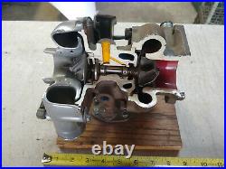 Vintage Turbo Engine Model Miniature Replica Cutaway Teaching Aide Display