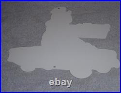 Vintage Turtle Wax Turtle In Convertible 12 Metal Car Wash Gasoline & Oil Sign