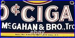 Vintage Very Rare 12 Prof Morse Cigar Tobacco Porcelain Sign Car Gas Oil Truck