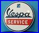 Vintage-Vespa-Motor-Scooter-Service-Porcelain-Automobile-Sales-Gasoline-Sign-01-ncze
