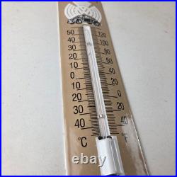 Vintage Volkswagen Automobiles Sign Service Bug Sign on Porcelain Thermometer