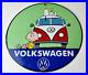 Vintage-Volkswagen-Sign-Snoopy-VW-Sales-Automobile-Gas-Pump-Porcelain-Sign-01-feu