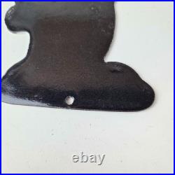 Vintage Volkswagen Sign VW Automobile Dealership Sales Gas Pump Porcelain Sign