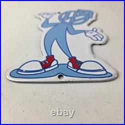 Vintage Volkswagen Sign VW Automobile Dealership Sales Gas Pump Porcelain Sign