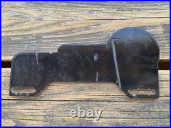 Vintage Vw Volkswagen Van Wyk Gas Station Porcelain Oil License Plate Sign