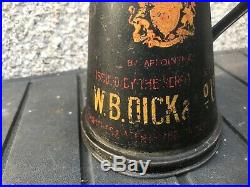 Vintage W. B Dick Ltd Ilo Oil Jug Rare The Hallmark Of Perfection