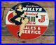 Vintage-Willy-s-Jeep-Porcelain-Gas-Automobile-4-Wd-Service-Here-Sales-Pump-Sign-01-bnda