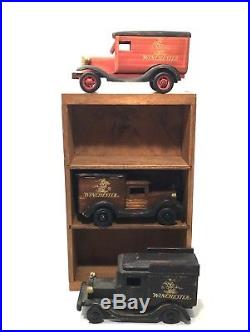 Vintage Winchester Toy Delivery Trucks Ammo Crate Advertising Collectible Logo