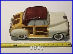 Vintage Woody Car Omnibus Fitz & Floyd Woody Ceramic Cookie Jar 1993 Mancave