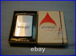Vintage Wrangler Zippo new in the box, unused very nice