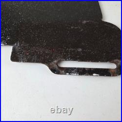 Vintage Yellowstone Park License Plate Topper Sign Ad on Automobile Topper