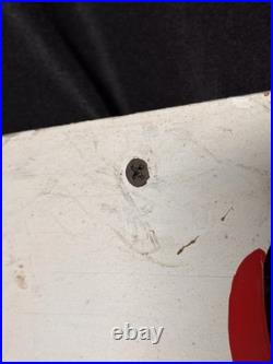 Vintage double Sided Wood Sign From Schneider Auto Center In Trinway, Ohio