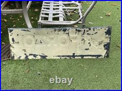 Vintage early Veedol Forsol Motor Oil Metal Gasoline Ford Auto Gas Sign 42 by 14