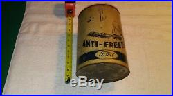 Vintage ford antifreeze rare oil can car graphics